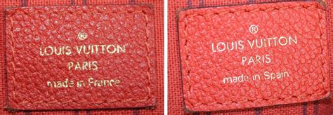 is louis vuitton made in spain|is louis vuitton handmade.